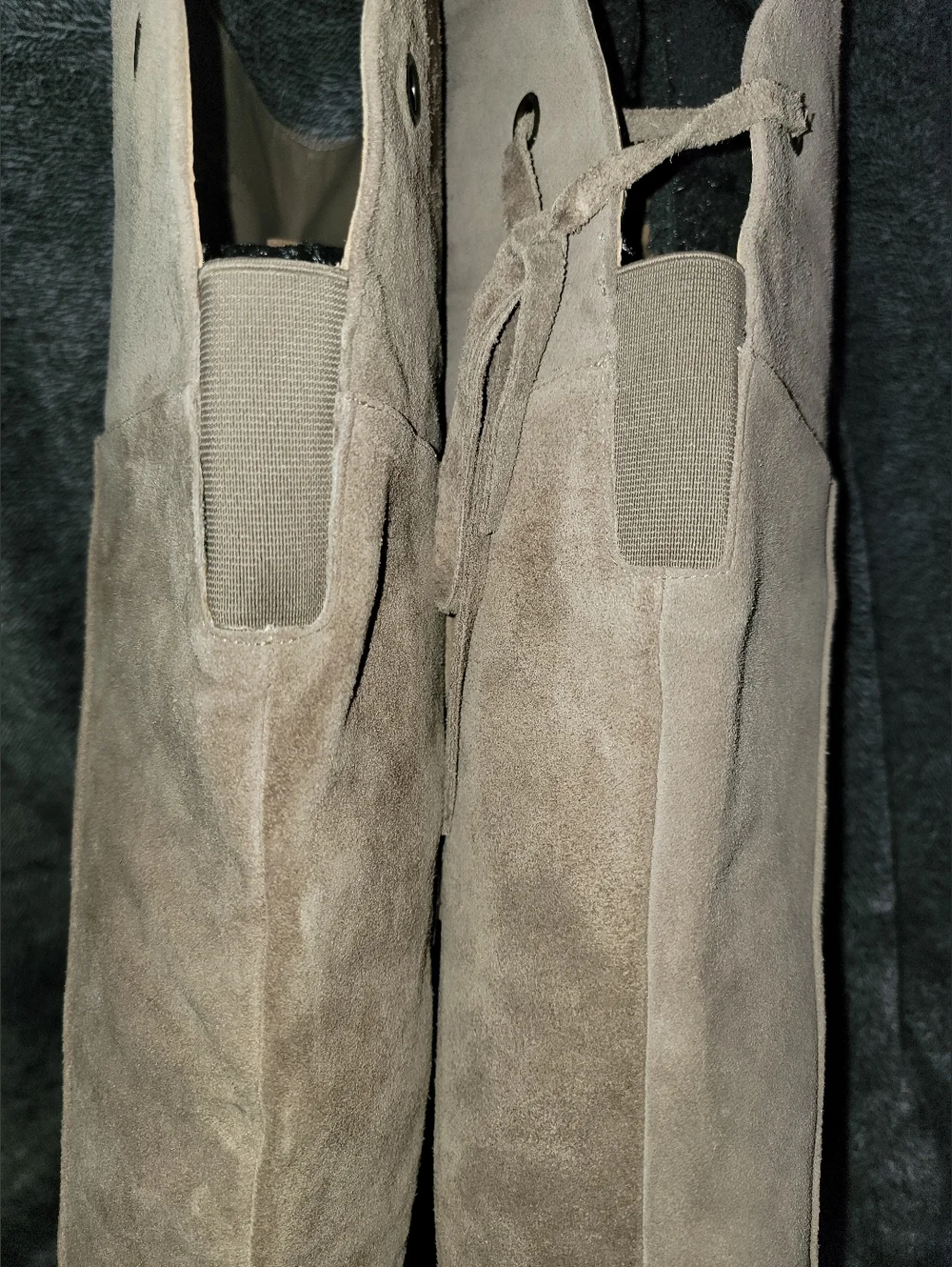 Arturo Chiang Women's Taupe Leather Knee-High Heeled Boots